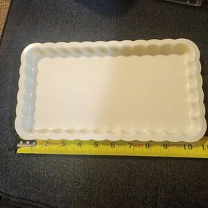 Nordic Ware Celebrations Stackable Loaf Pan, Set of 2, Navy, White